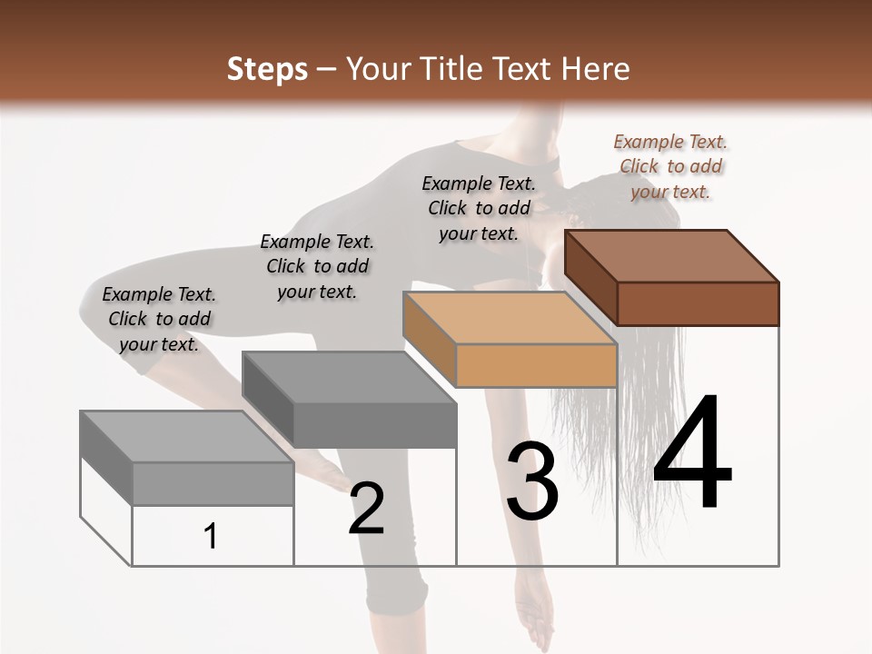 Theatrical Vertical Flexibility PowerPoint Template