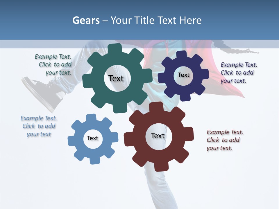 Funky Dance Fitness PowerPoint Template