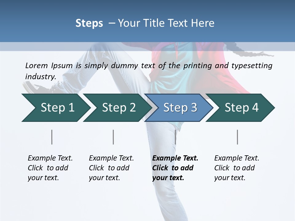 Funky Dance Fitness PowerPoint Template