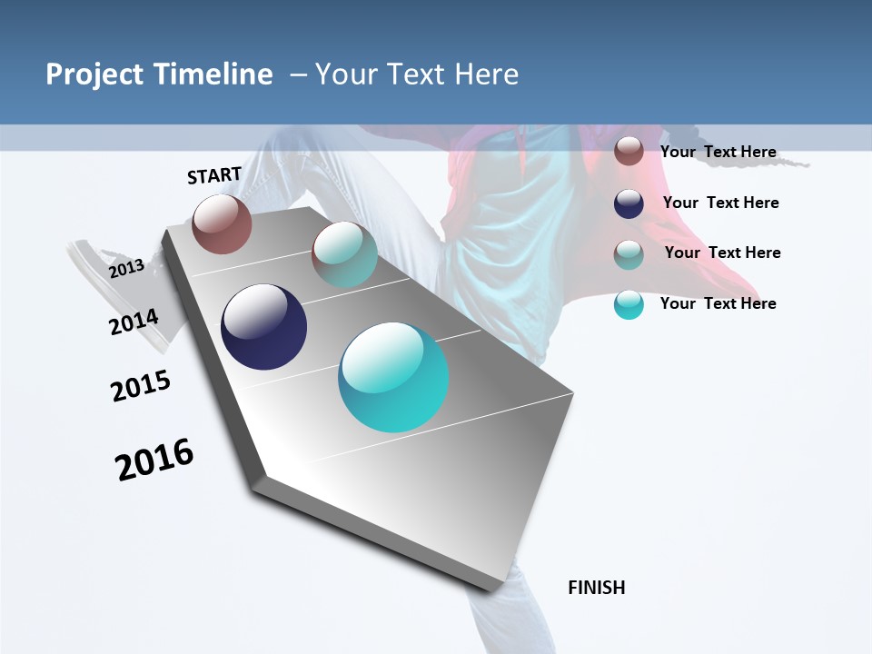 Funky Dance Fitness PowerPoint Template