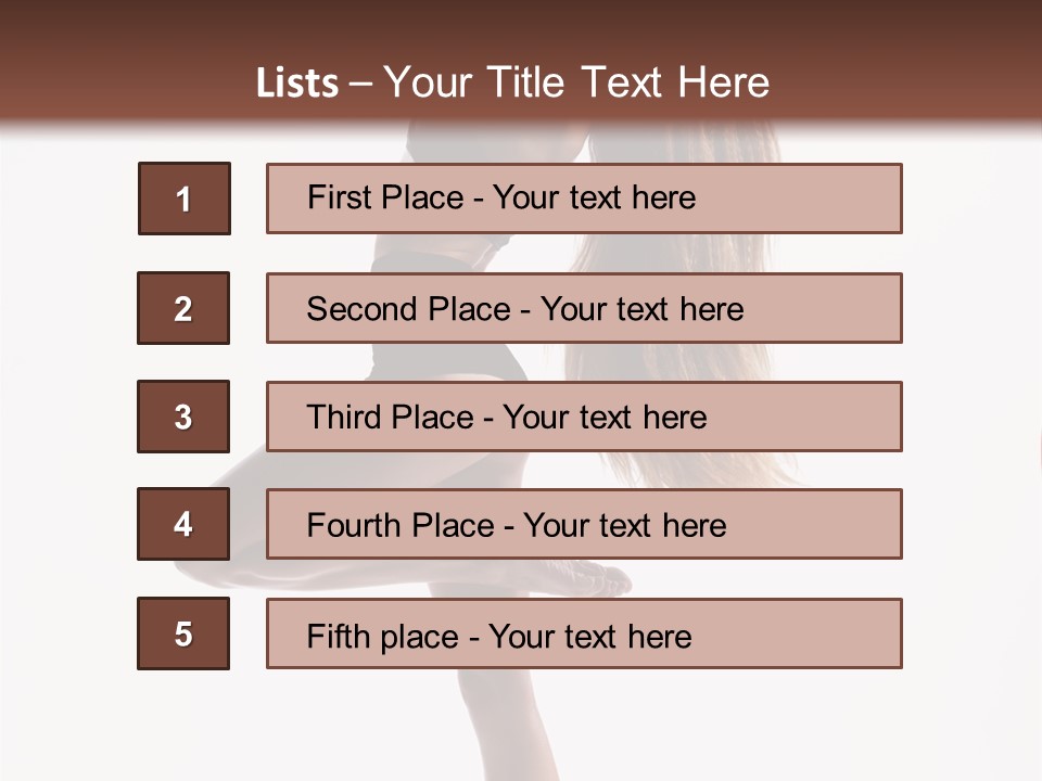 Performer Beautiful Elegance PowerPoint Template