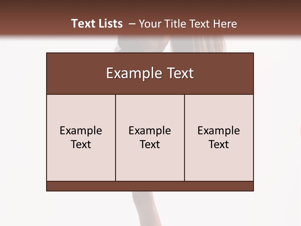 Performer Beautiful Elegance PowerPoint Template