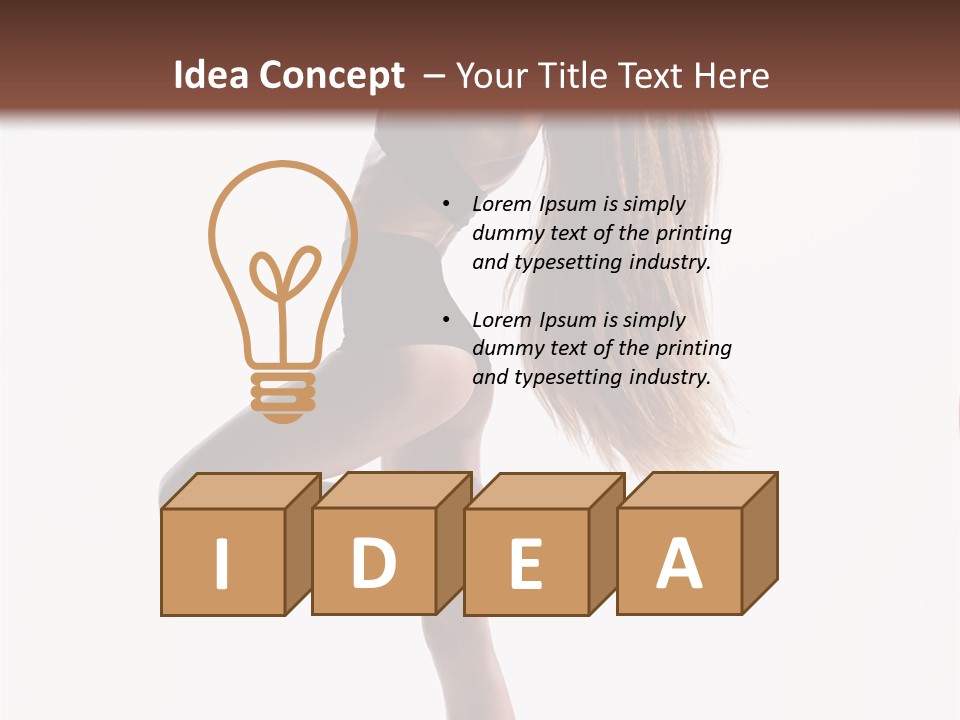 Performer Beautiful Elegance PowerPoint Template