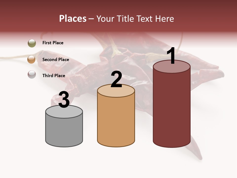 Arbol Chili Capsicum Chilli PowerPoint Template