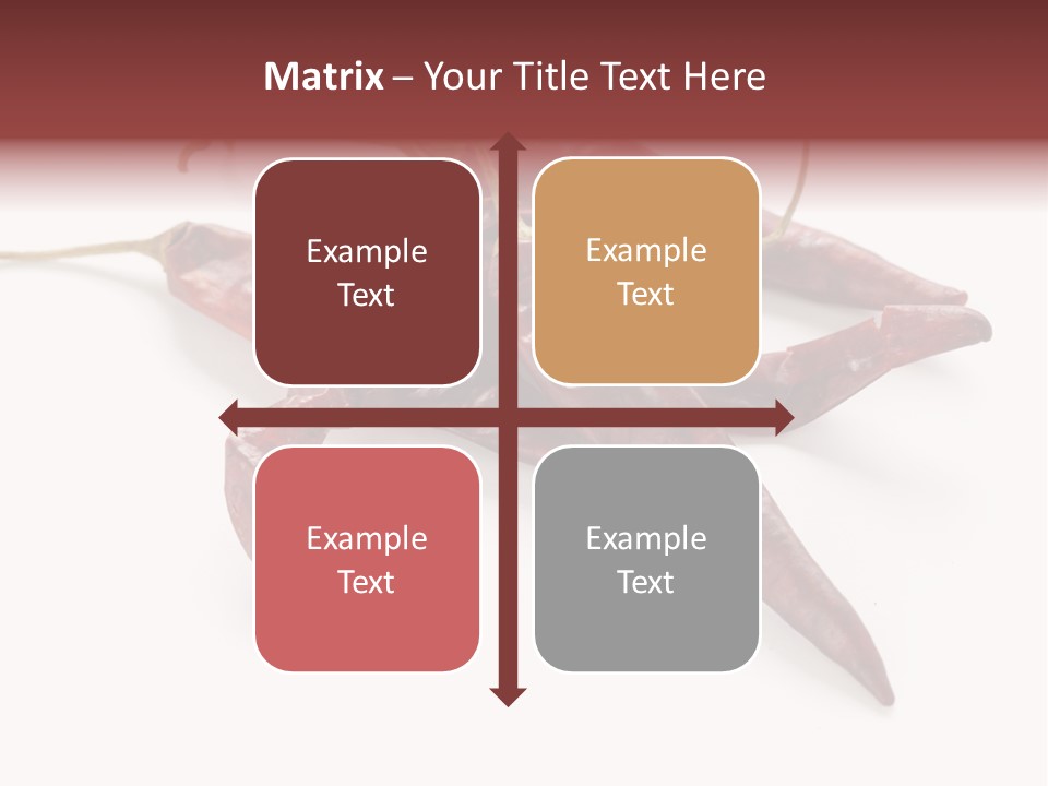 Arbol Chili Capsicum Chilli PowerPoint Template