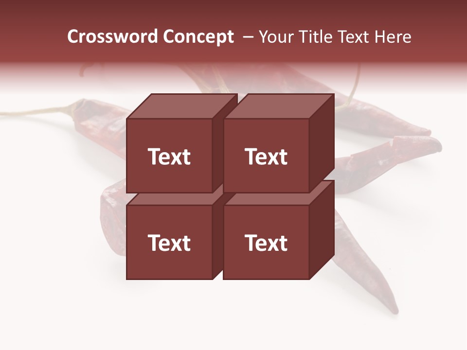 Arbol Chili Capsicum Chilli PowerPoint Template