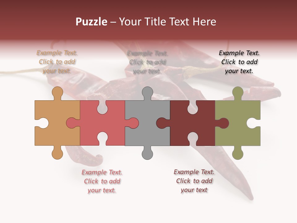 Arbol Chili Capsicum Chilli PowerPoint Template