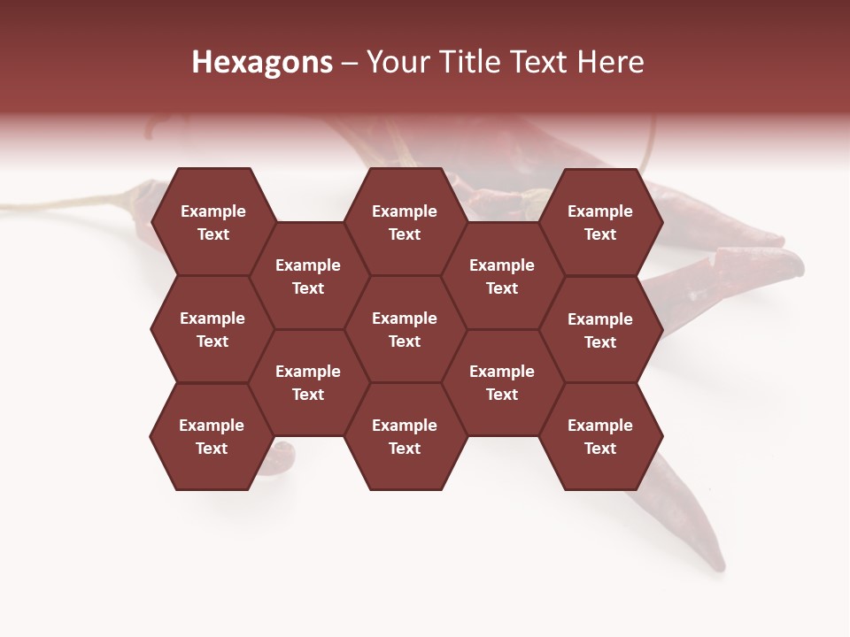 Arbol Chili Capsicum Chilli PowerPoint Template