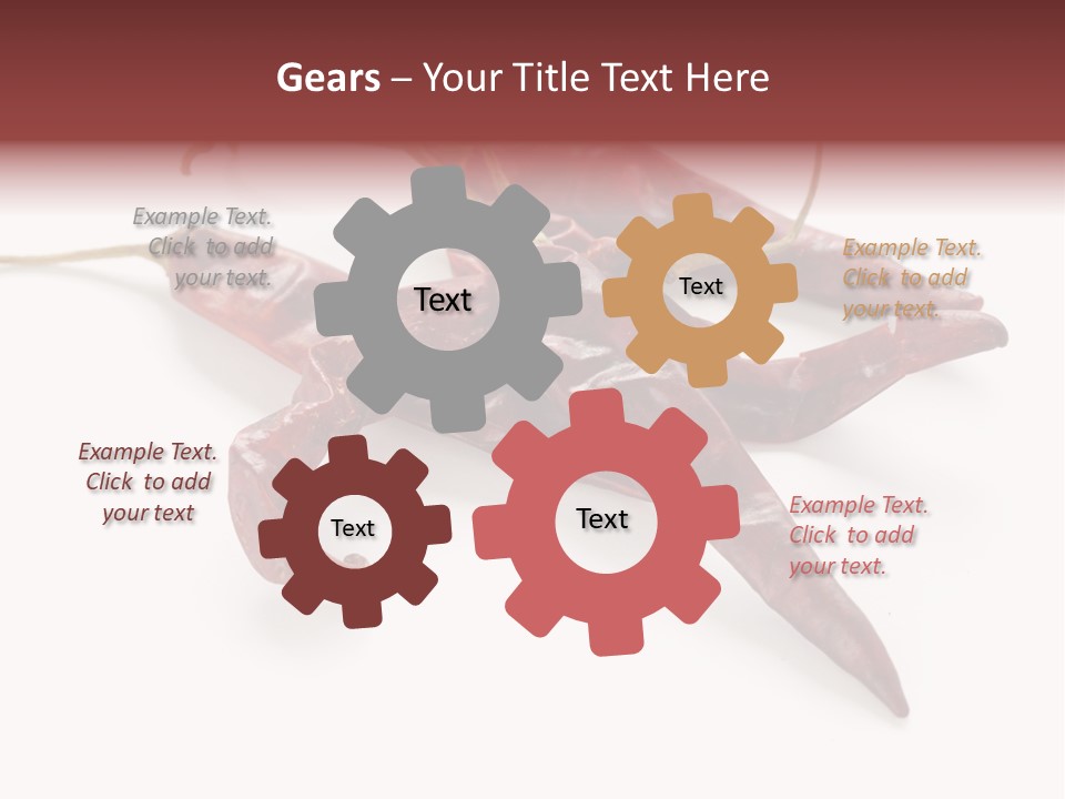 Arbol Chili Capsicum Chilli PowerPoint Template