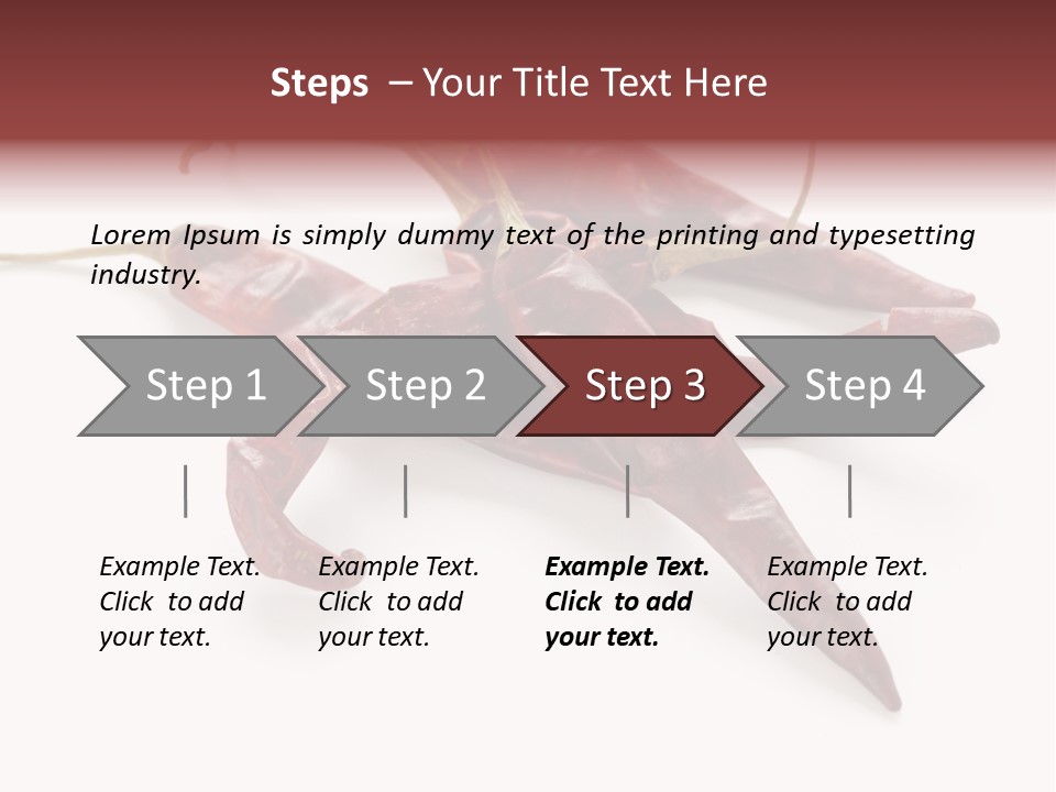 Arbol Chili Capsicum Chilli PowerPoint Template
