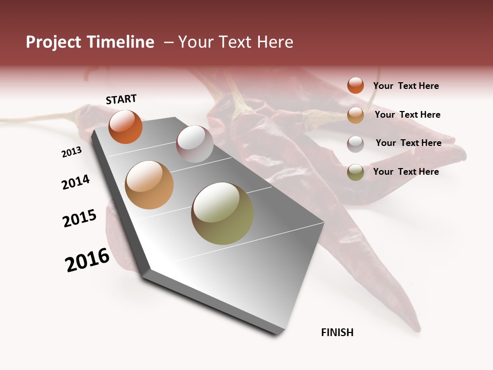 Arbol Chili Capsicum Chilli PowerPoint Template