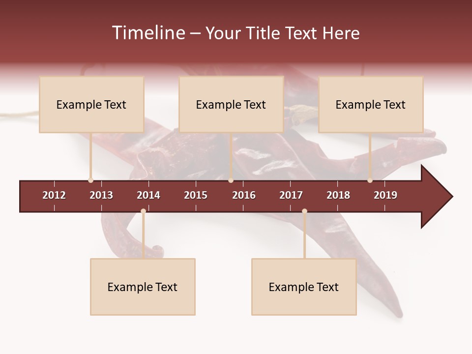 Arbol Chili Capsicum Chilli PowerPoint Template