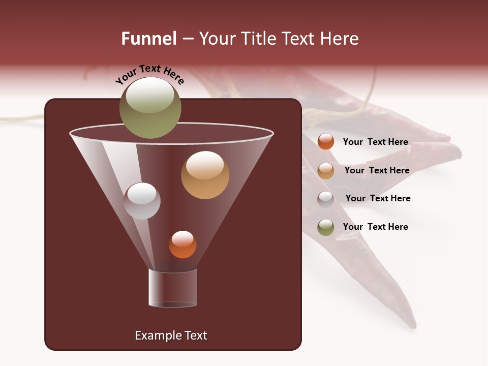 Arbol Chili Capsicum Chilli PowerPoint Template