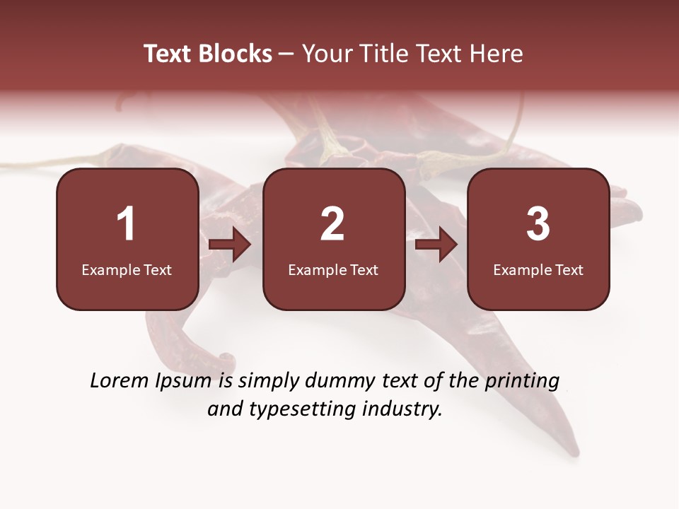 Arbol Chili Capsicum Chilli PowerPoint Template