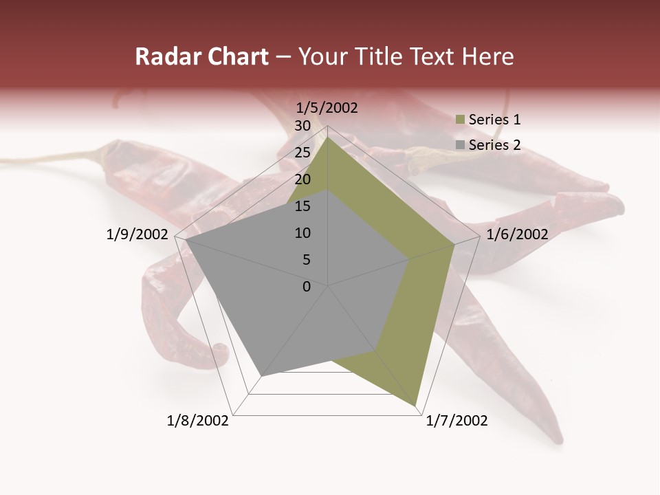 Arbol Chili Capsicum Chilli PowerPoint Template