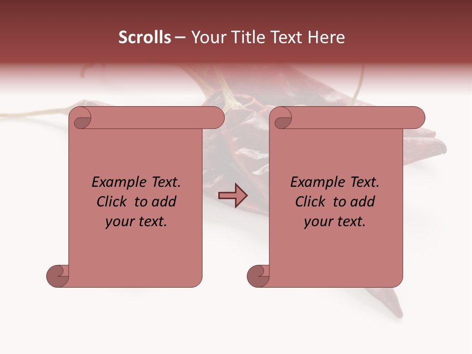 Arbol Chili Capsicum Chilli PowerPoint Template