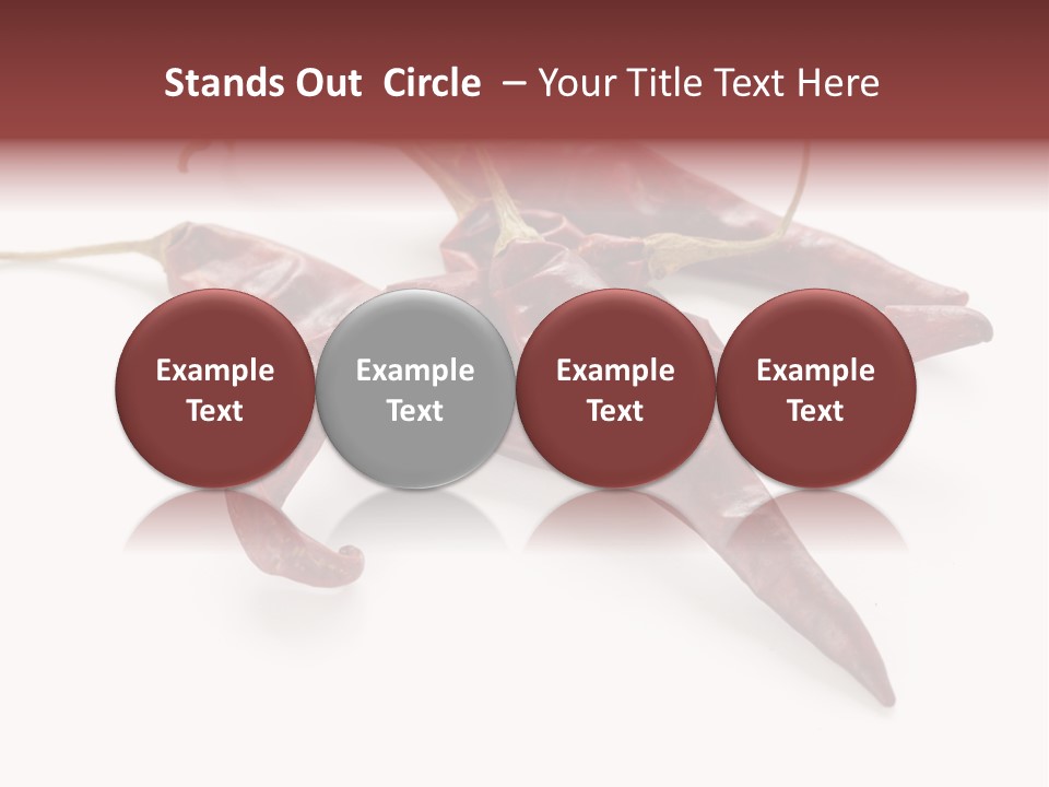 Arbol Chili Capsicum Chilli PowerPoint Template