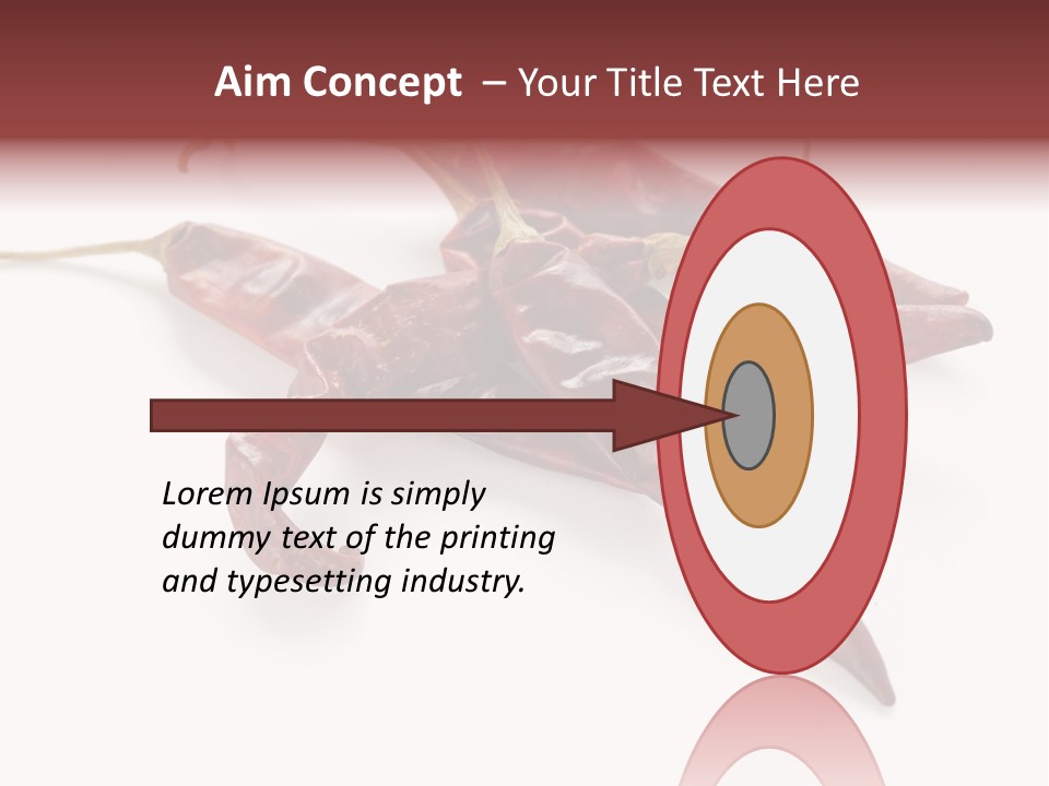 Arbol Chili Capsicum Chilli PowerPoint Template