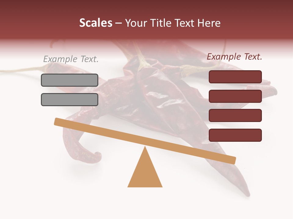 Arbol Chili Capsicum Chilli PowerPoint Template