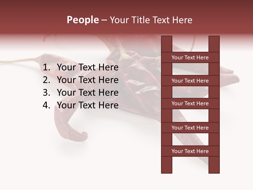 Arbol Chili Capsicum Chilli PowerPoint Template