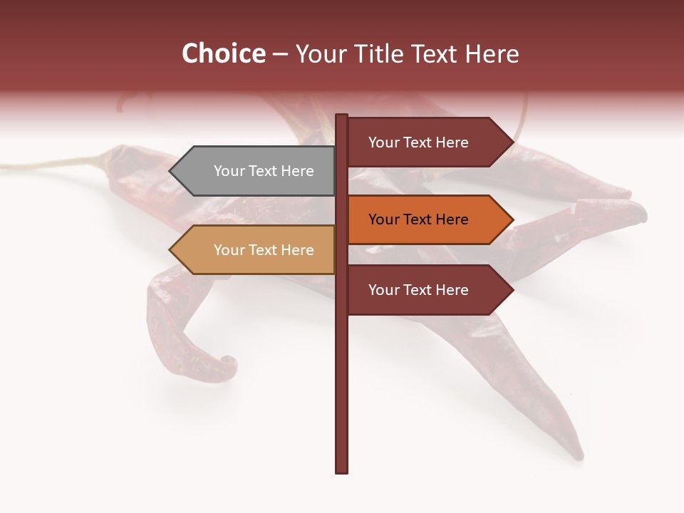 Arbol Chili Capsicum Chilli PowerPoint Template