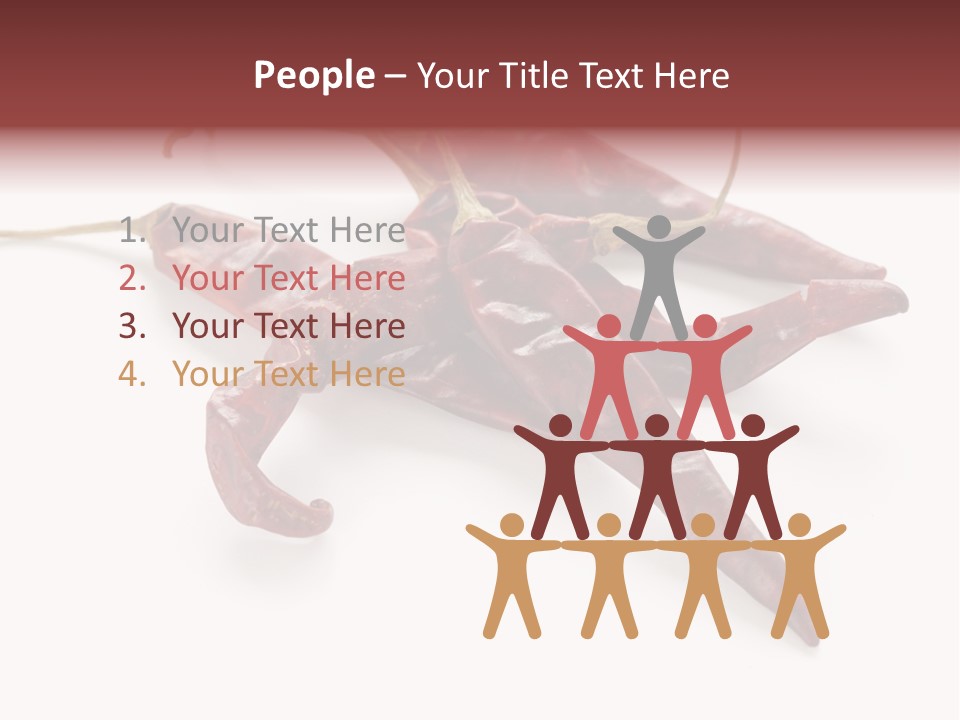 Arbol Chili Capsicum Chilli PowerPoint Template