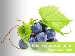 Natural Juicy Healthy PowerPoint Template