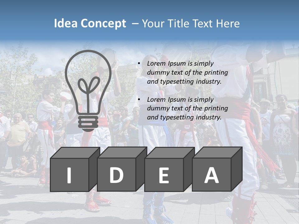 Catalan Europe Cercavila PowerPoint Template