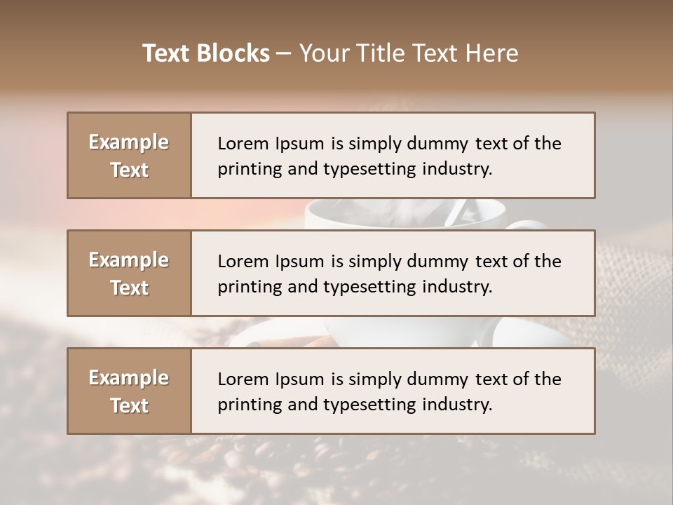 Natural Bean Copy PowerPoint Template