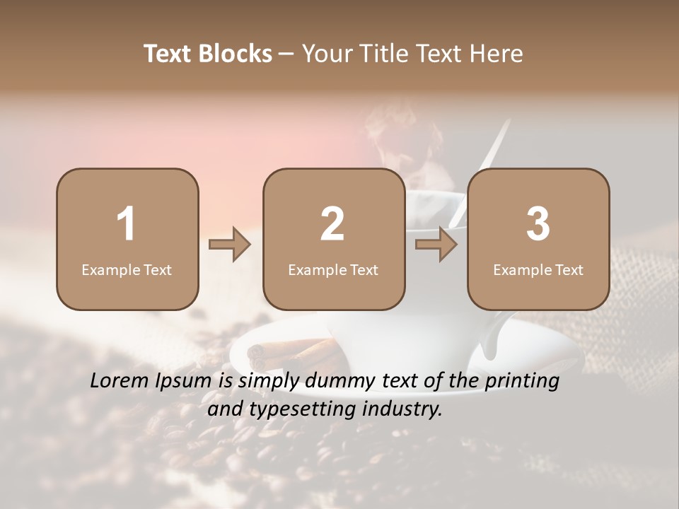 Natural Bean Copy PowerPoint Template