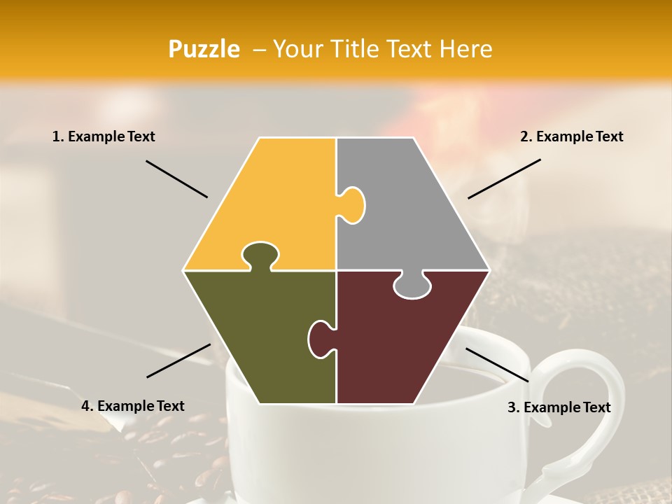 Close Decoration Roasted PowerPoint Template