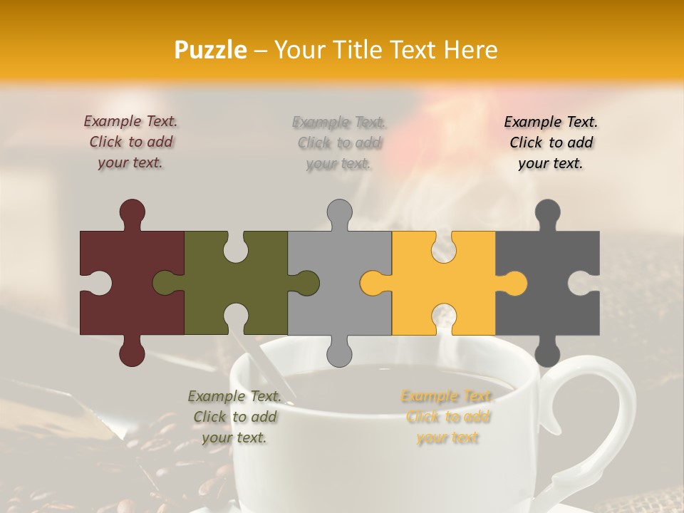 Close Decoration Roasted PowerPoint Template