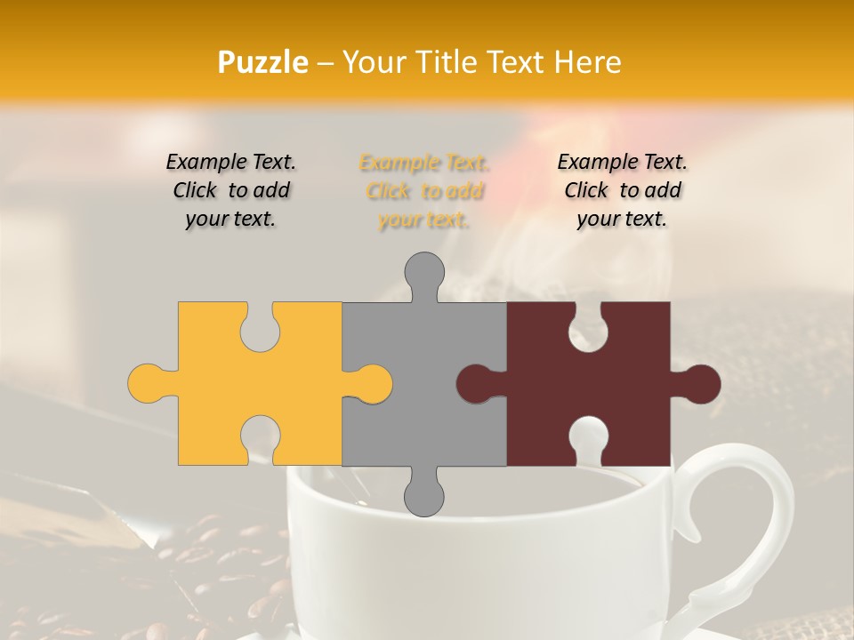 Close Decoration Roasted PowerPoint Template