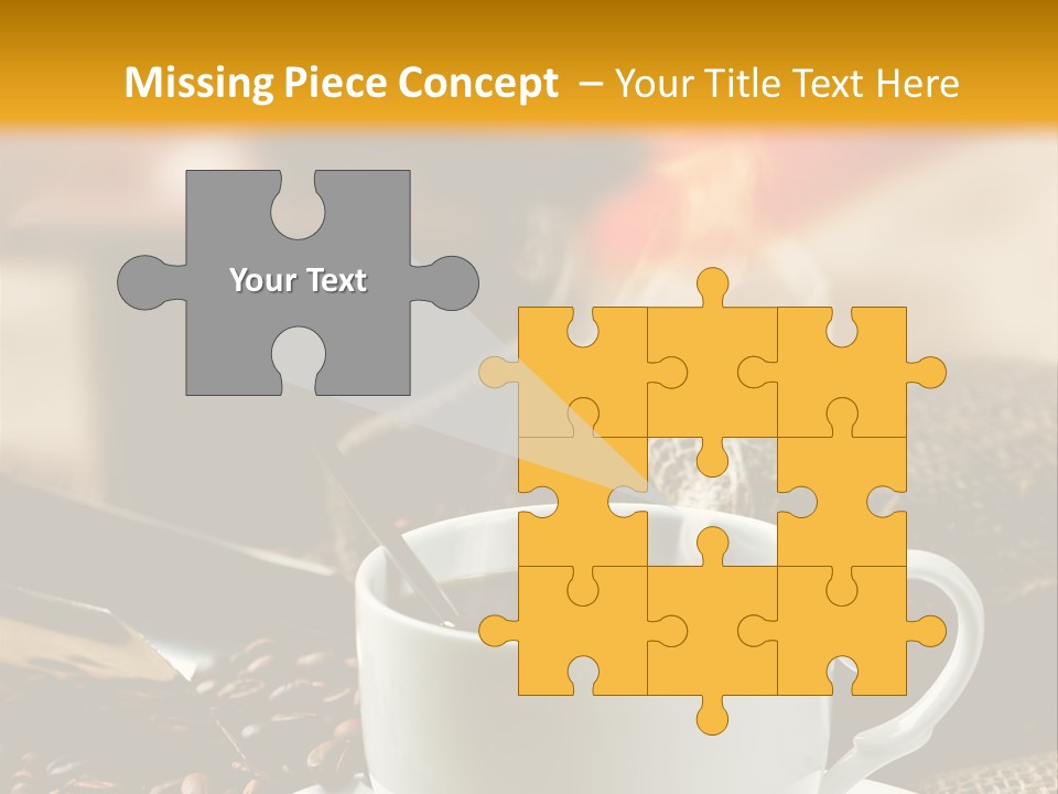 Close Decoration Roasted PowerPoint Template