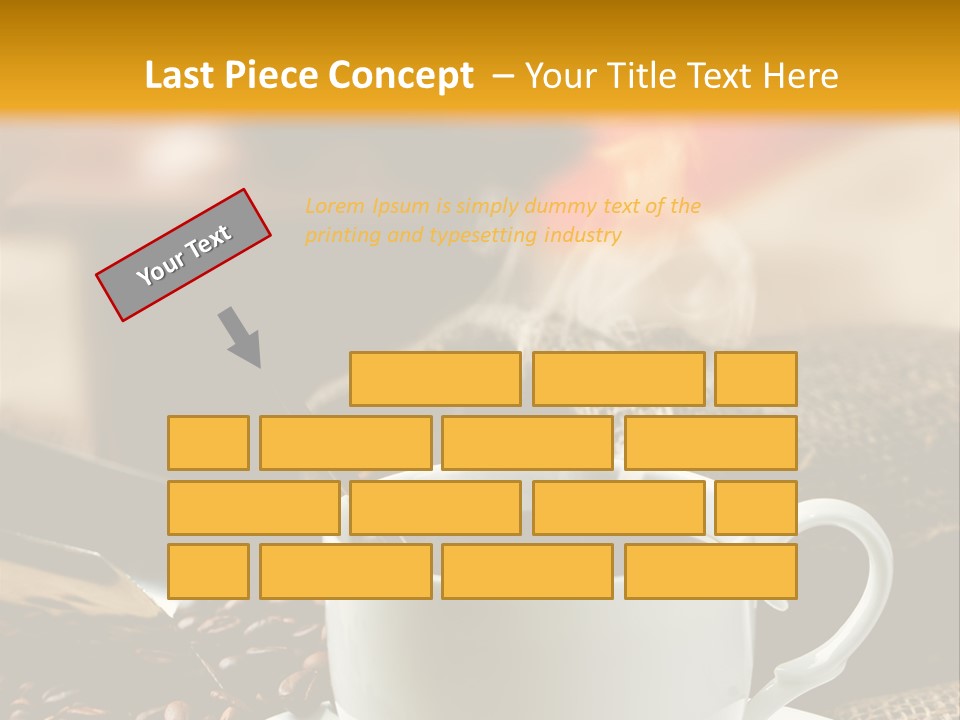 Close Decoration Roasted PowerPoint Template