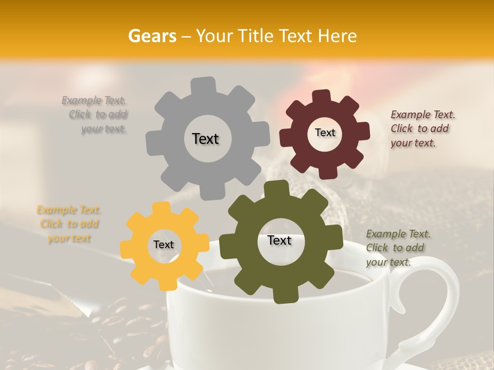 Close Decoration Roasted PowerPoint Template