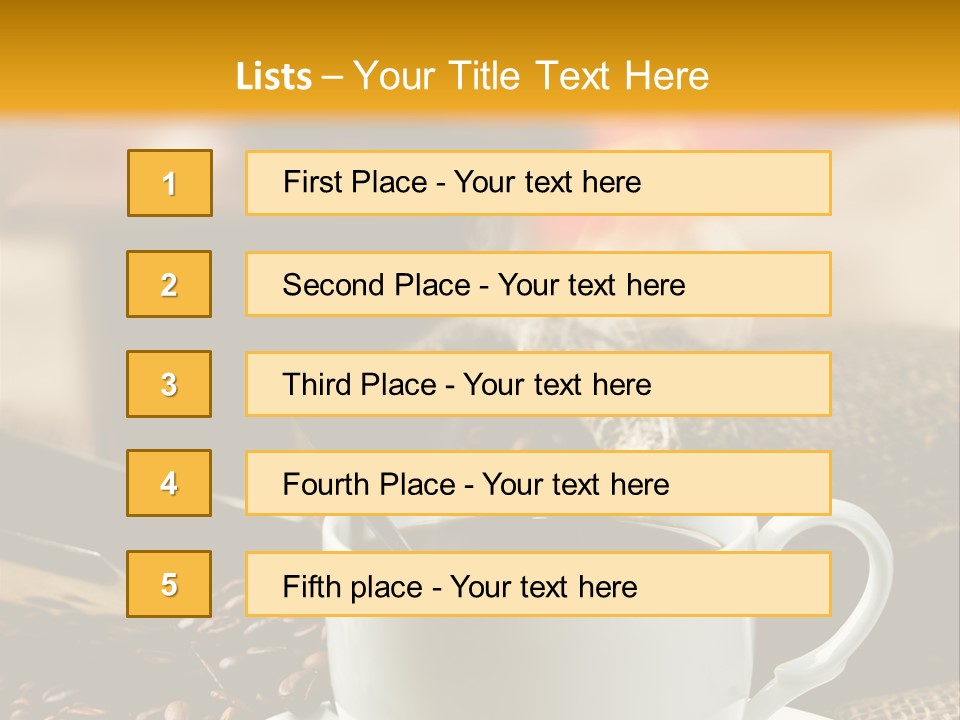 Close Decoration Roasted PowerPoint Template
