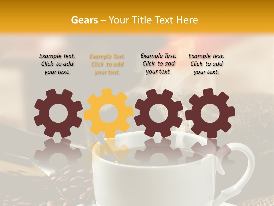 Close Decoration Roasted PowerPoint Template