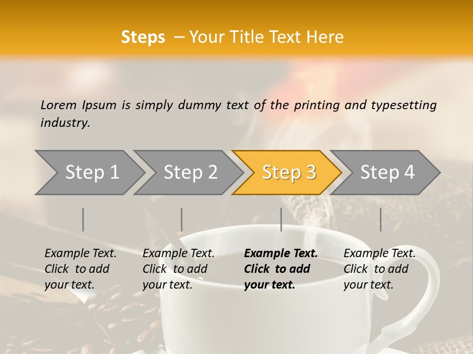 Close Decoration Roasted PowerPoint Template