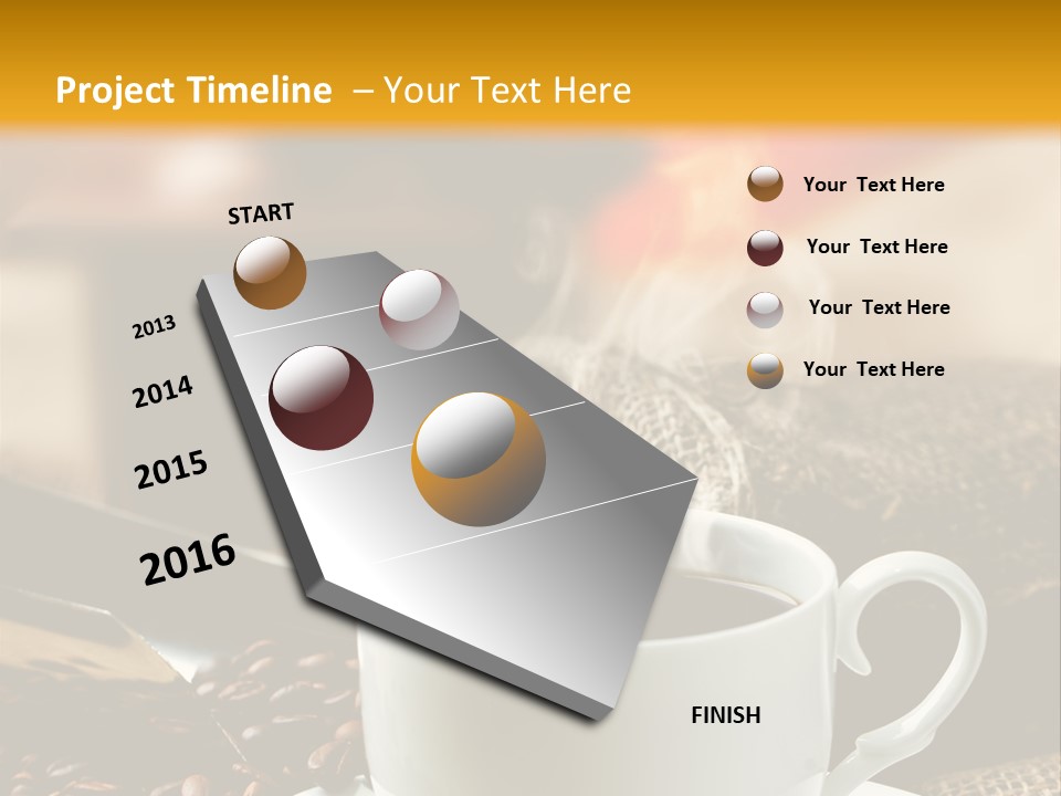 Close Decoration Roasted PowerPoint Template