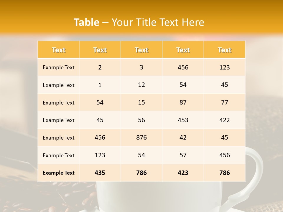 Close Decoration Roasted PowerPoint Template