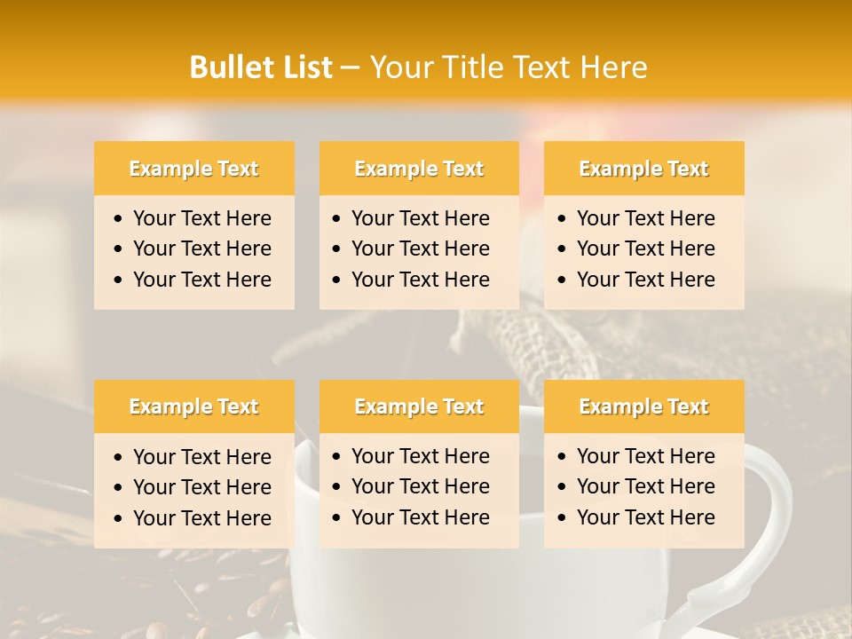 Close Decoration Roasted PowerPoint Template