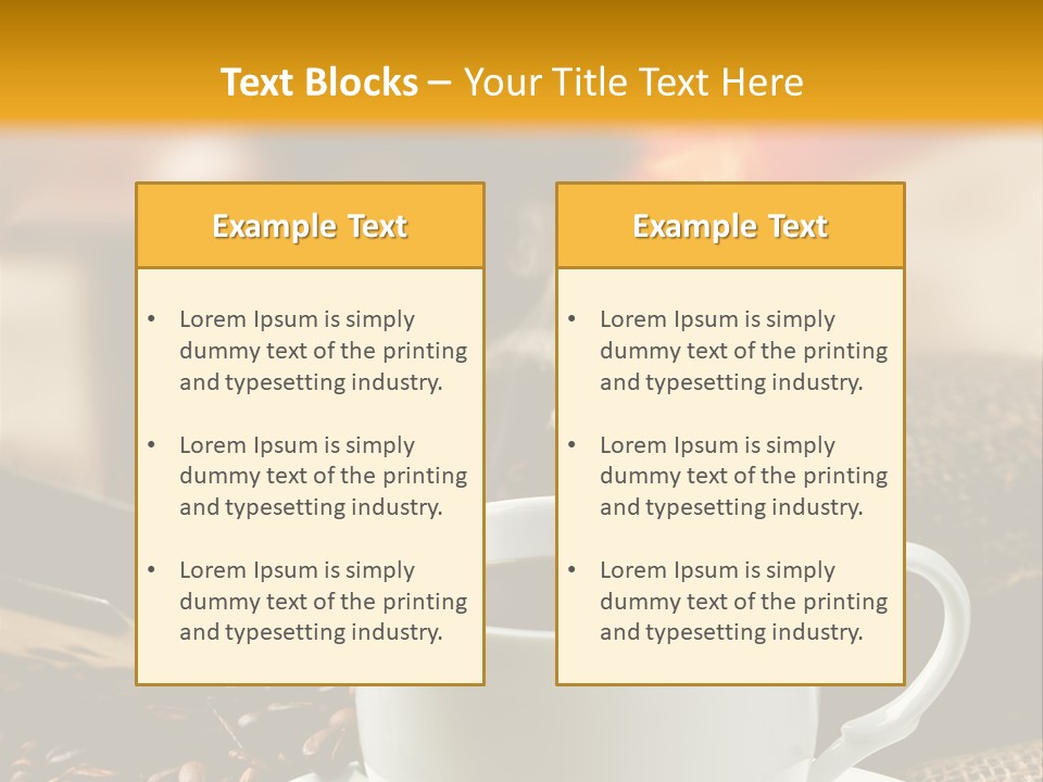 Close Decoration Roasted PowerPoint Template