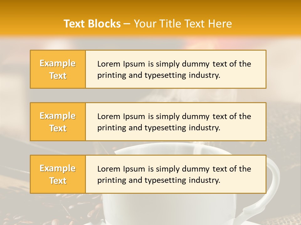 Close Decoration Roasted PowerPoint Template