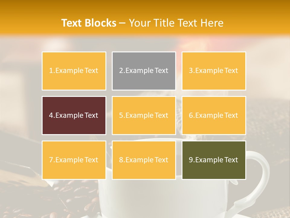 Close Decoration Roasted PowerPoint Template