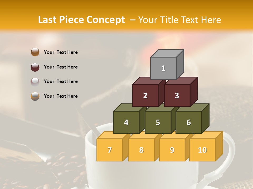 Close Decoration Roasted PowerPoint Template