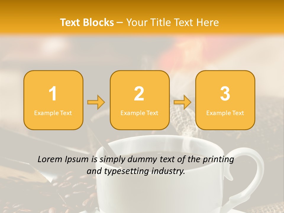 Close Decoration Roasted PowerPoint Template