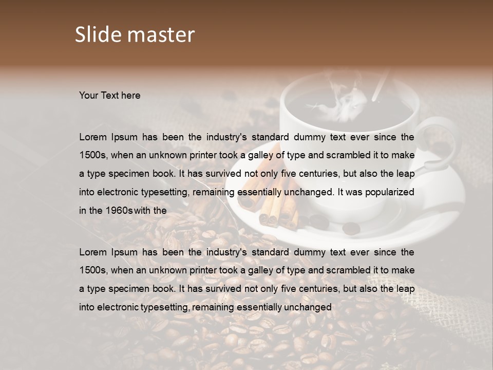 Style Retro Space PowerPoint Template