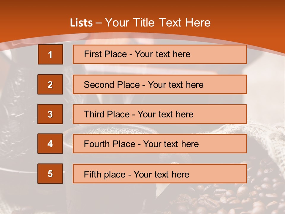 Taste Natural Smoke PowerPoint Template