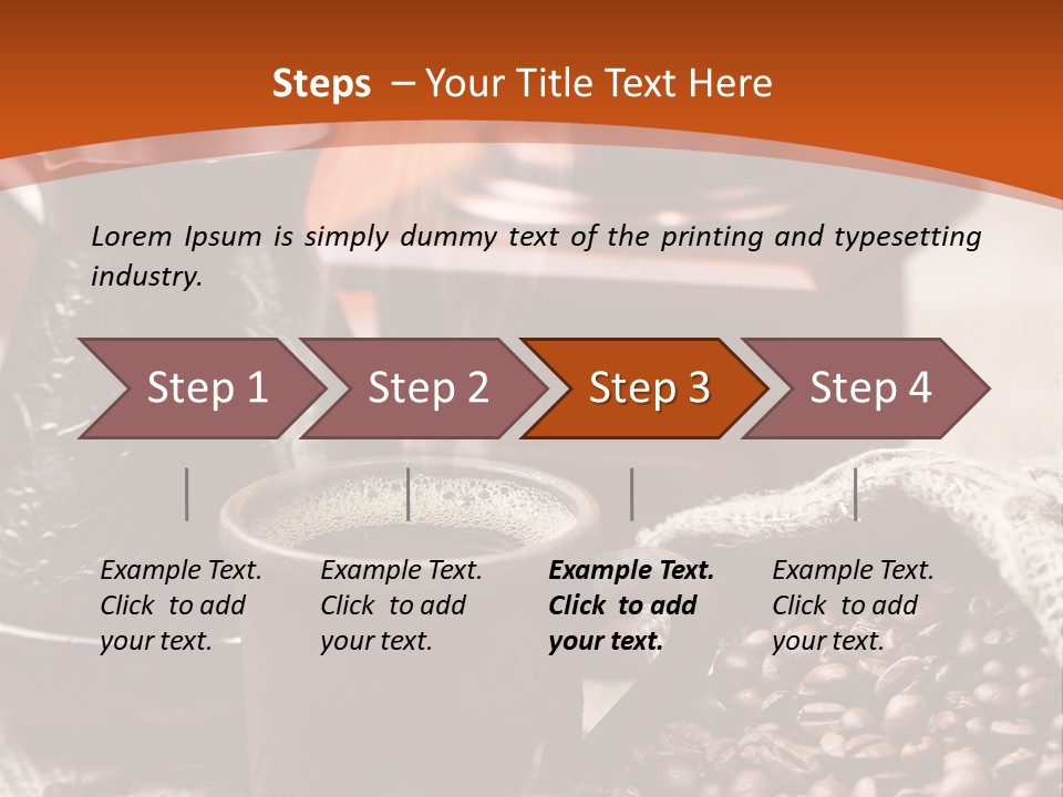 Taste Natural Smoke PowerPoint Template